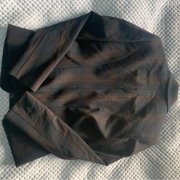 Elie Tahari women jacket size 2 in dark blue - Picture 2 of 2